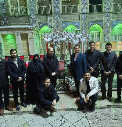 دیدار اعضای بسیج دانشجویی دانشکده روابط بین الملل با خانواده شهید حدادیان