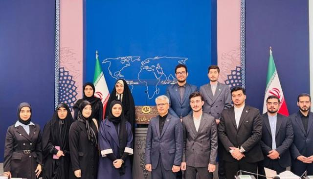 Meeting of a Group of Students from the School of International Relations with the Spokesperson of the Ministry of Foreign Affairs